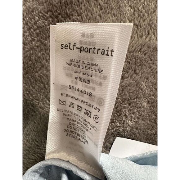 NWT Self Portrait 3D Floral Mini Dress sz 4 US - Picture 9 of 11